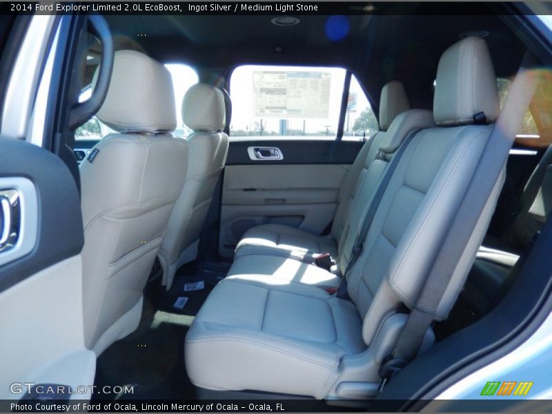 Ingot Silver / Medium Light Stone 2014 Ford Explorer Limited 2.0L EcoBoost