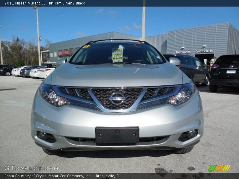 Brilliant Silver / Black 2011 Nissan Murano SL