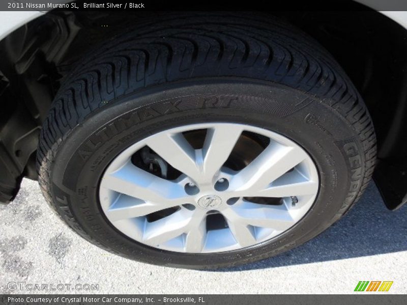 Brilliant Silver / Black 2011 Nissan Murano SL