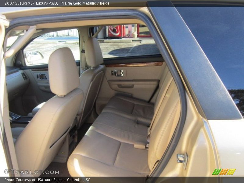 Prairie Gold Metallic / Beige 2007 Suzuki XL7 Luxury AWD