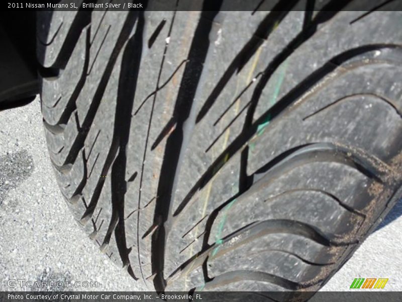 Brilliant Silver / Black 2011 Nissan Murano SL