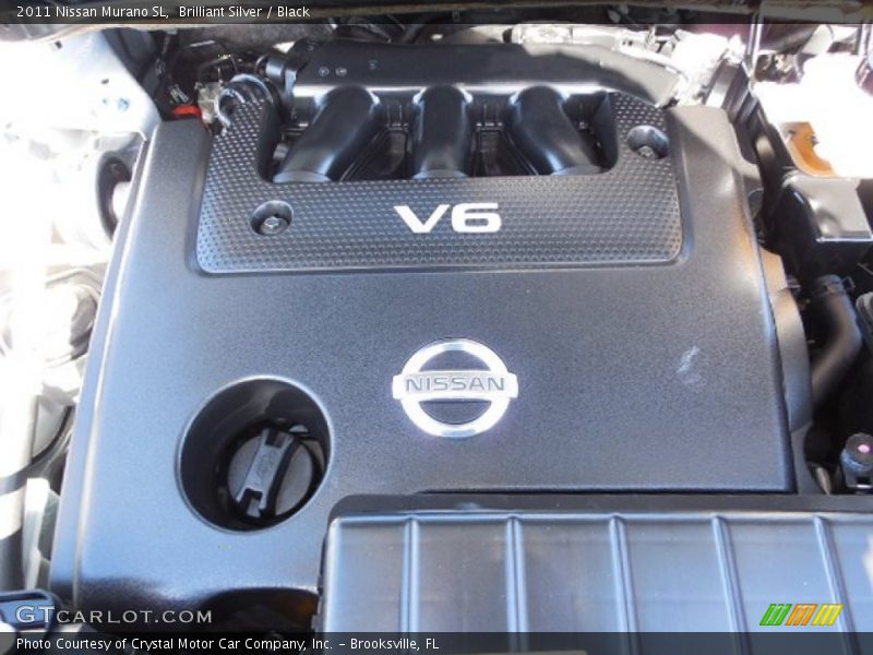 Brilliant Silver / Black 2011 Nissan Murano SL