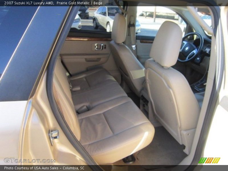 Prairie Gold Metallic / Beige 2007 Suzuki XL7 Luxury AWD