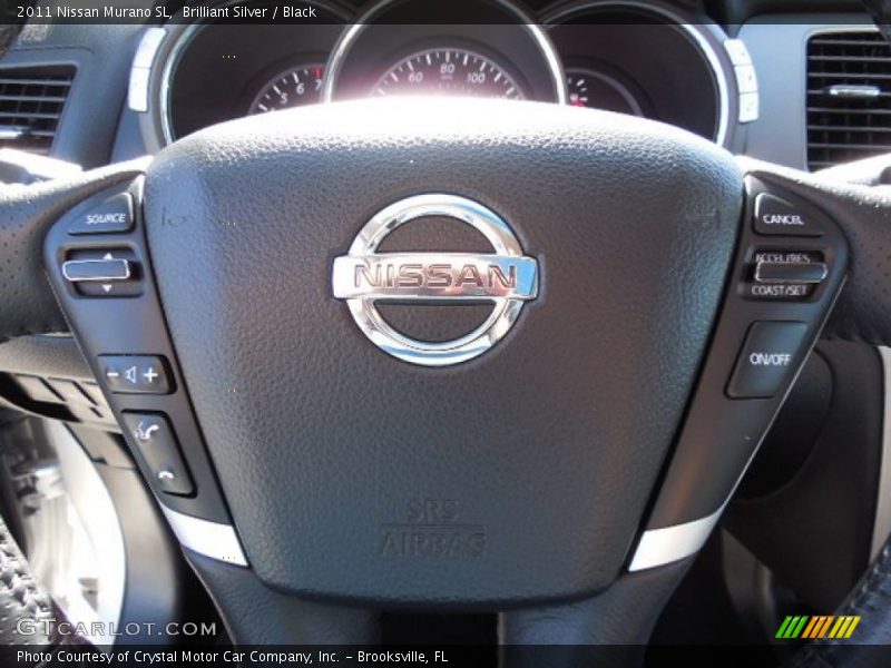 Brilliant Silver / Black 2011 Nissan Murano SL