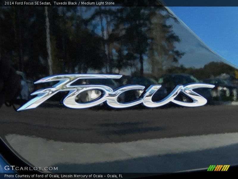 Tuxedo Black / Medium Light Stone 2014 Ford Focus SE Sedan