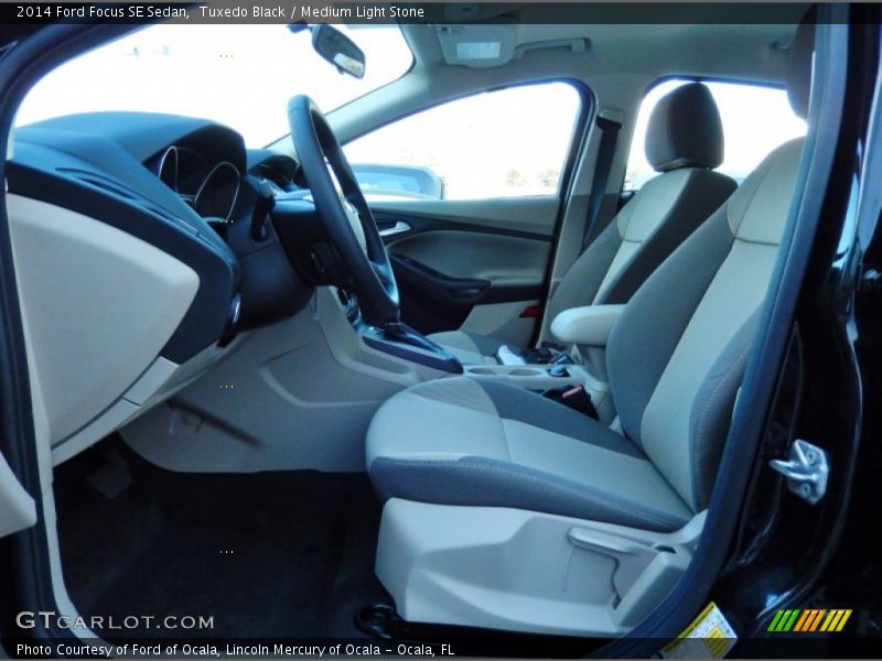 Tuxedo Black / Medium Light Stone 2014 Ford Focus SE Sedan