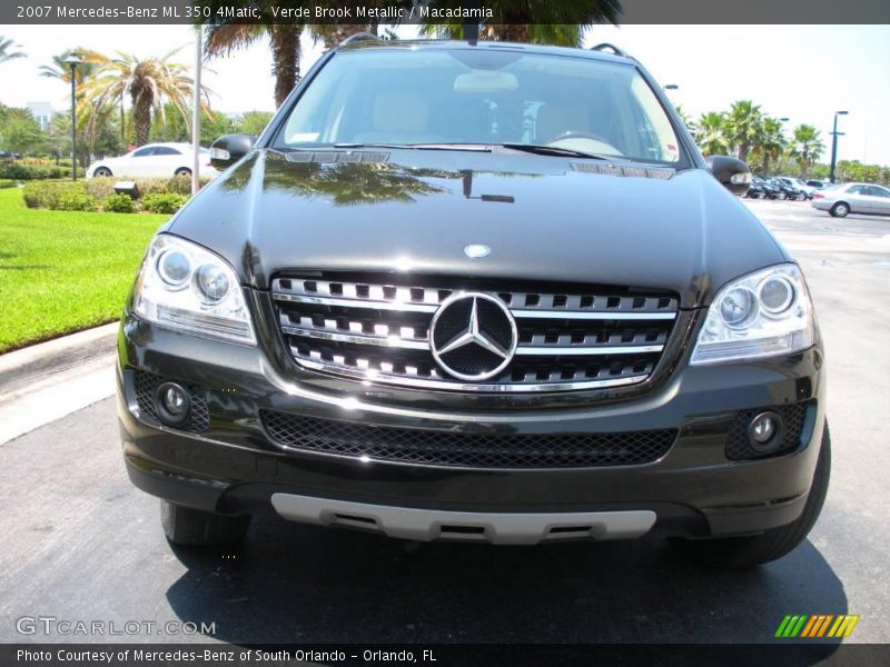 Verde Brook Metallic / Macadamia 2007 Mercedes-Benz ML 350 4Matic