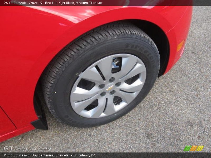 Red Hot / Jet Black/Medium Titanium 2014 Chevrolet Cruze LS