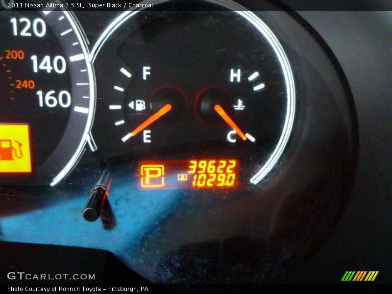 Super Black / Charcoal 2011 Nissan Altima 2.5 SL