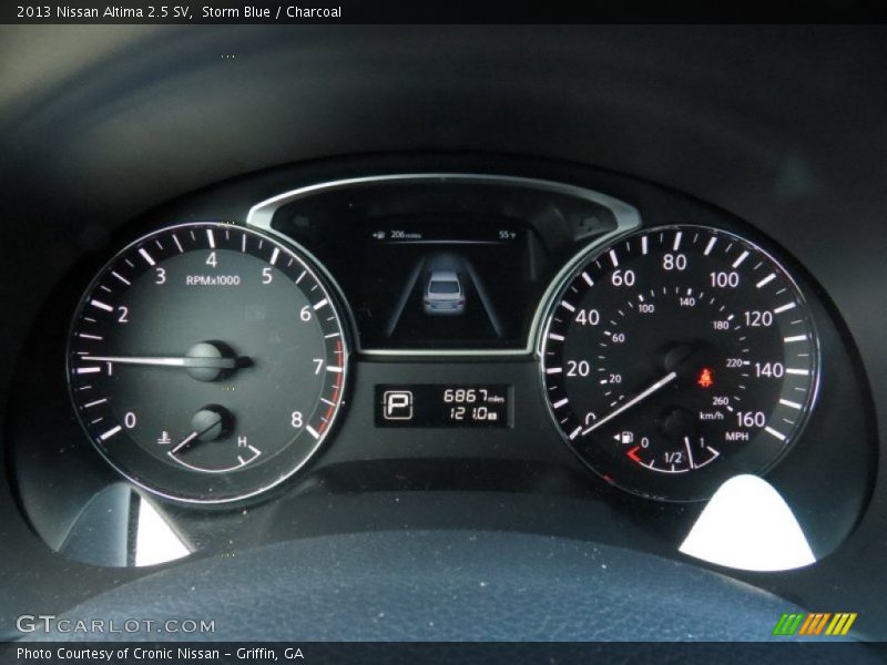 Storm Blue / Charcoal 2013 Nissan Altima 2.5 SV