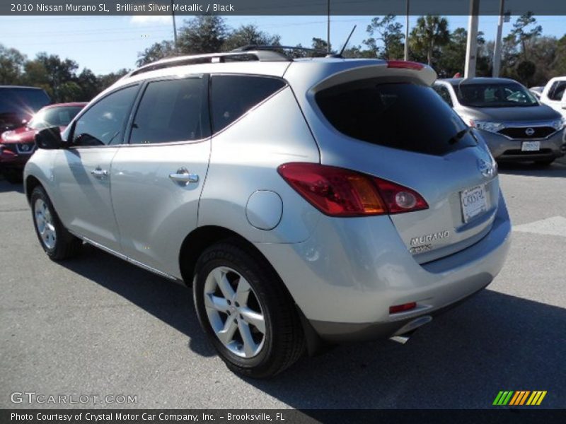 Brilliant Silver Metallic / Black 2010 Nissan Murano SL