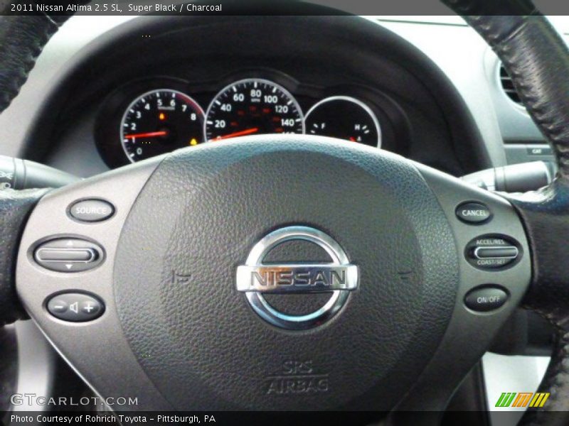 Super Black / Charcoal 2011 Nissan Altima 2.5 SL