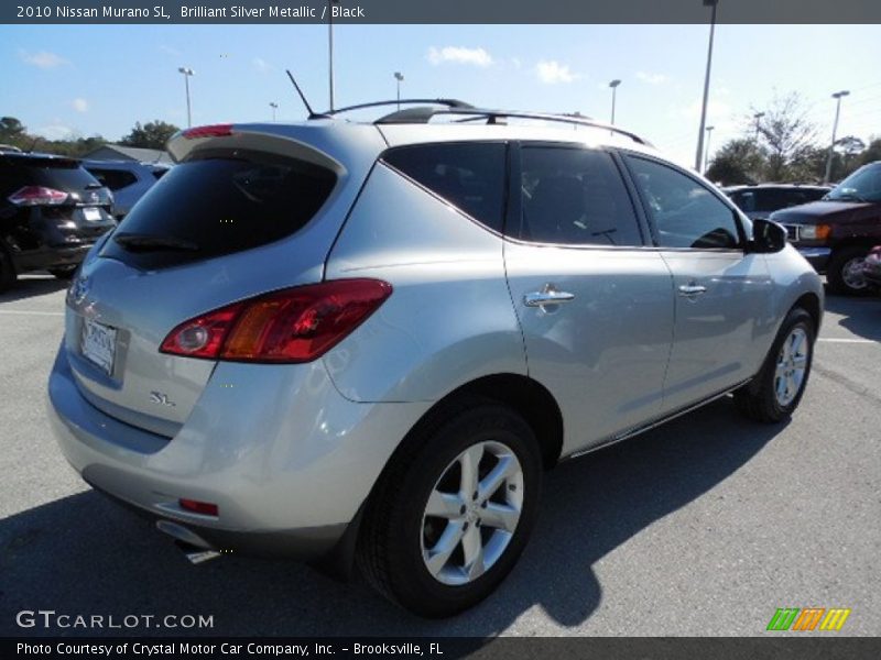 Brilliant Silver Metallic / Black 2010 Nissan Murano SL