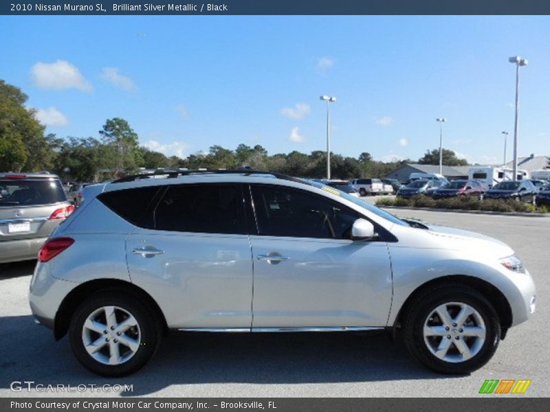 Brilliant Silver Metallic / Black 2010 Nissan Murano SL