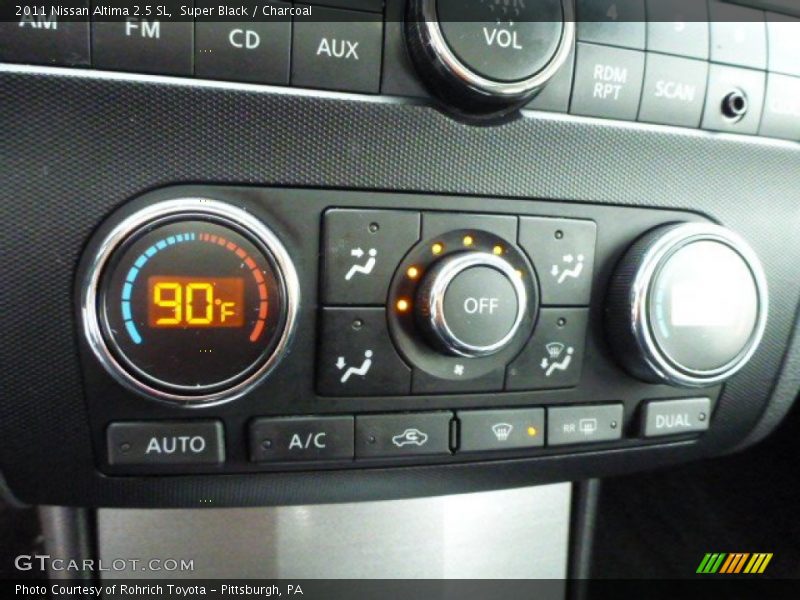 Super Black / Charcoal 2011 Nissan Altima 2.5 SL