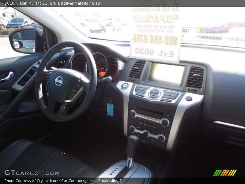 Brilliant Silver Metallic / Black 2010 Nissan Murano SL