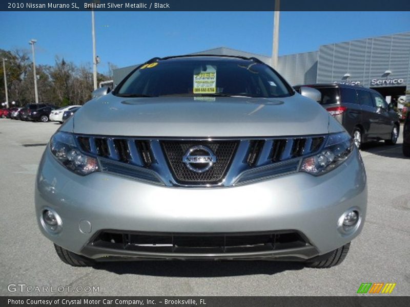 Brilliant Silver Metallic / Black 2010 Nissan Murano SL