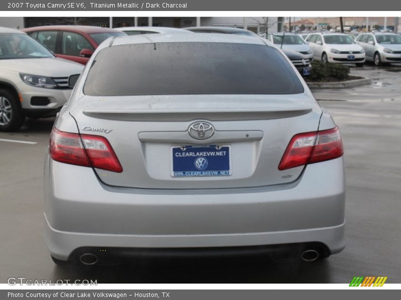 Titanium Metallic / Dark Charcoal 2007 Toyota Camry SE V6
