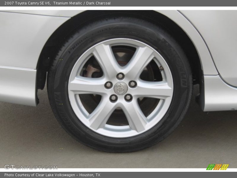 Titanium Metallic / Dark Charcoal 2007 Toyota Camry SE V6