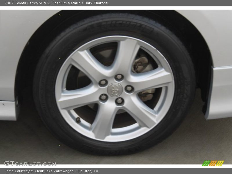 Titanium Metallic / Dark Charcoal 2007 Toyota Camry SE V6