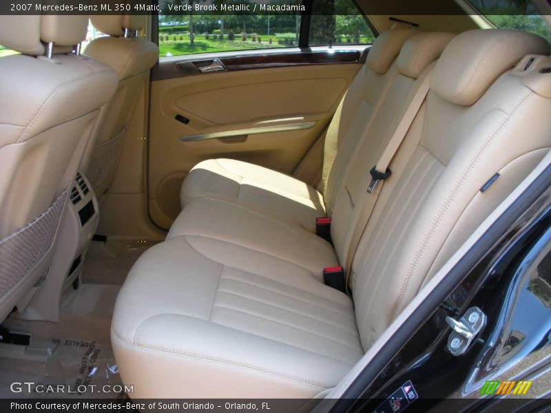 Verde Brook Metallic / Macadamia 2007 Mercedes-Benz ML 350 4Matic