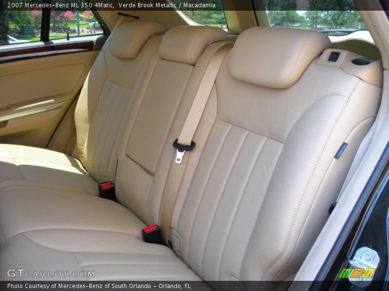 Verde Brook Metallic / Macadamia 2007 Mercedes-Benz ML 350 4Matic