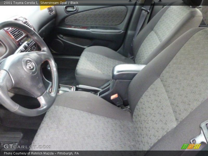 Front Seat of 2001 Corolla S