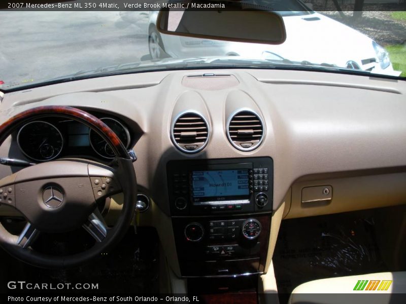 Verde Brook Metallic / Macadamia 2007 Mercedes-Benz ML 350 4Matic