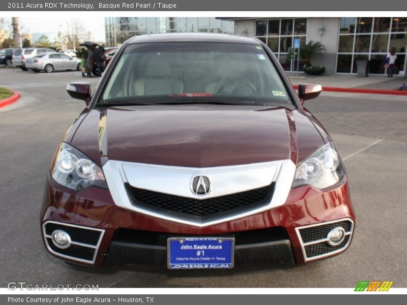 Basque Red Pearl / Taupe 2011 Acura RDX Technology