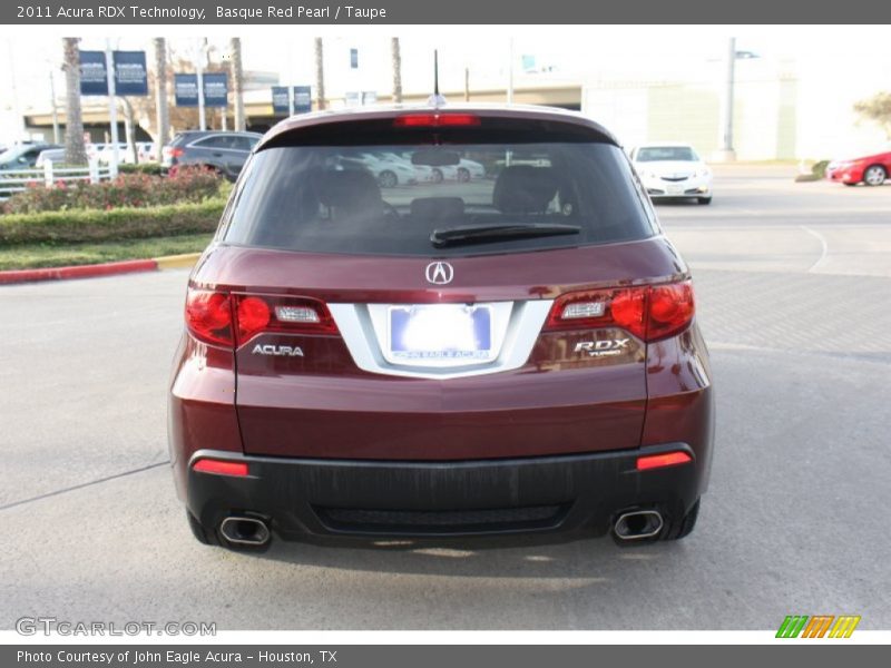 Basque Red Pearl / Taupe 2011 Acura RDX Technology
