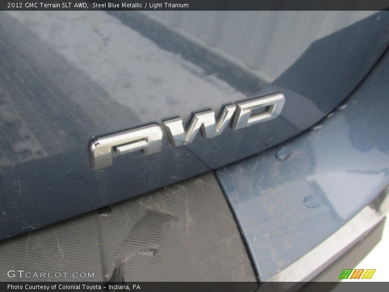 Steel Blue Metallic / Light Titanium 2012 GMC Terrain SLT AWD