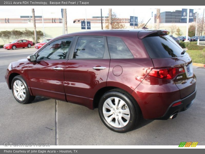 Basque Red Pearl / Taupe 2011 Acura RDX Technology