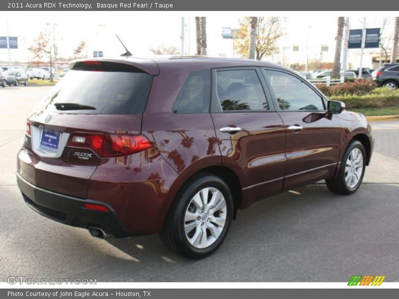 Basque Red Pearl / Taupe 2011 Acura RDX Technology