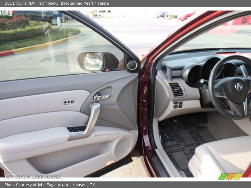 Basque Red Pearl / Taupe 2011 Acura RDX Technology