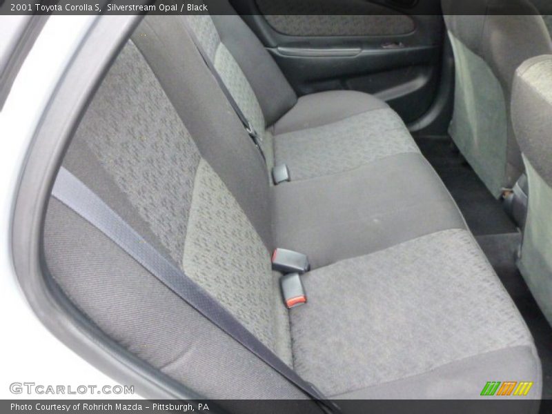 Silverstream Opal / Black 2001 Toyota Corolla S