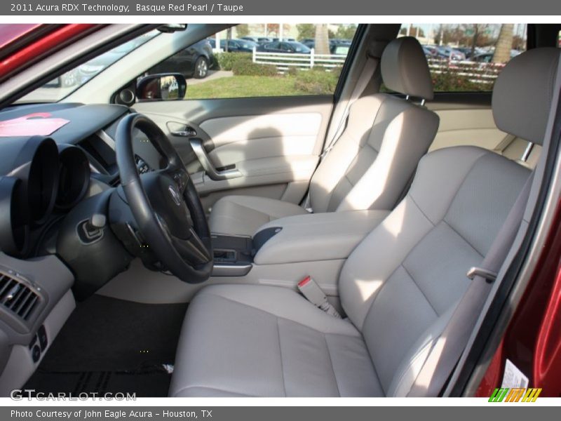 Basque Red Pearl / Taupe 2011 Acura RDX Technology
