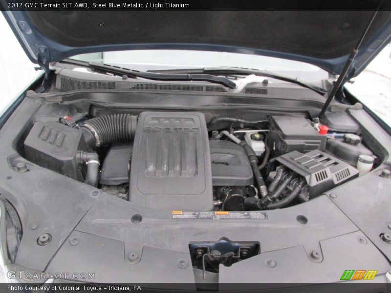 Steel Blue Metallic / Light Titanium 2012 GMC Terrain SLT AWD