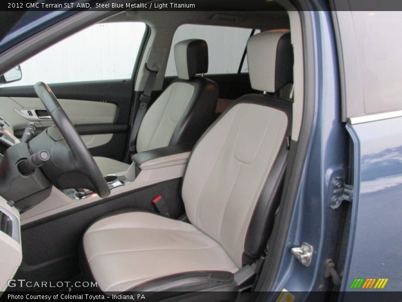 Steel Blue Metallic / Light Titanium 2012 GMC Terrain SLT AWD