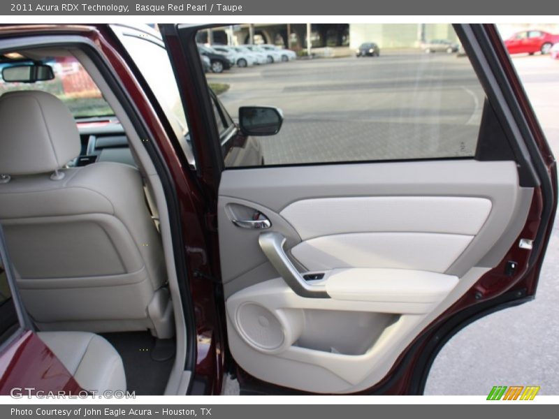 Basque Red Pearl / Taupe 2011 Acura RDX Technology