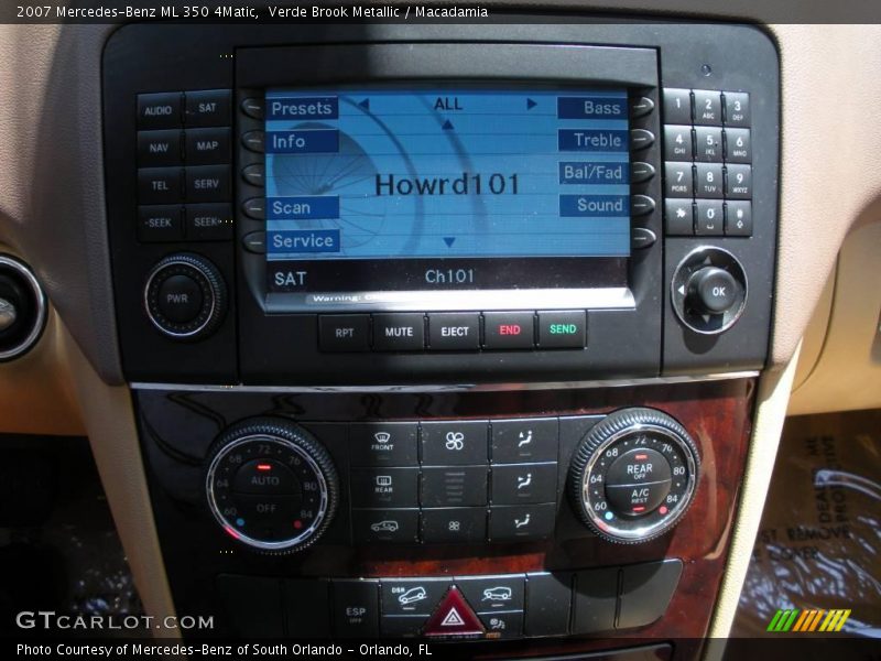 Verde Brook Metallic / Macadamia 2007 Mercedes-Benz ML 350 4Matic