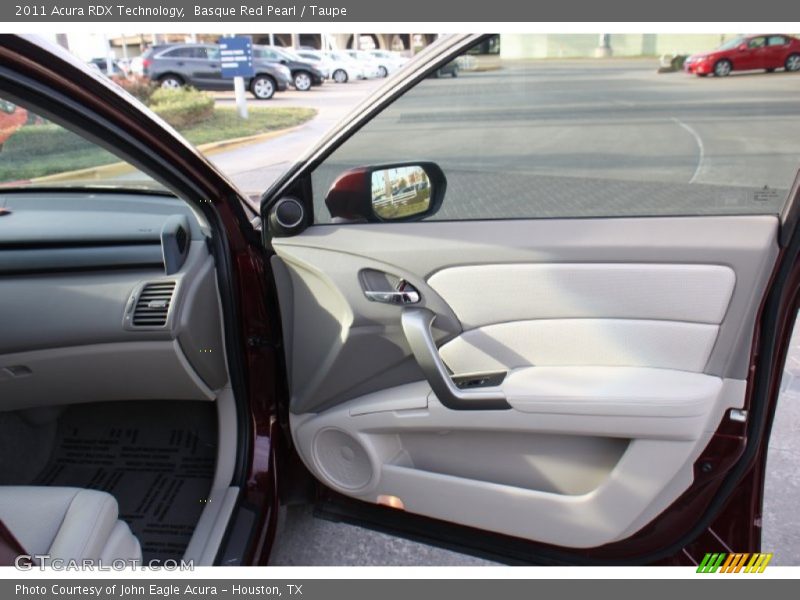 Basque Red Pearl / Taupe 2011 Acura RDX Technology