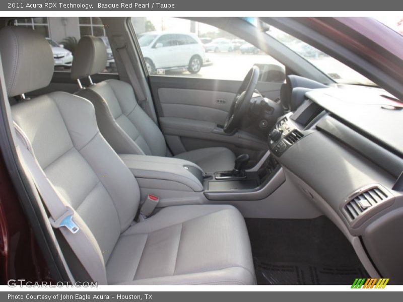 Basque Red Pearl / Taupe 2011 Acura RDX Technology