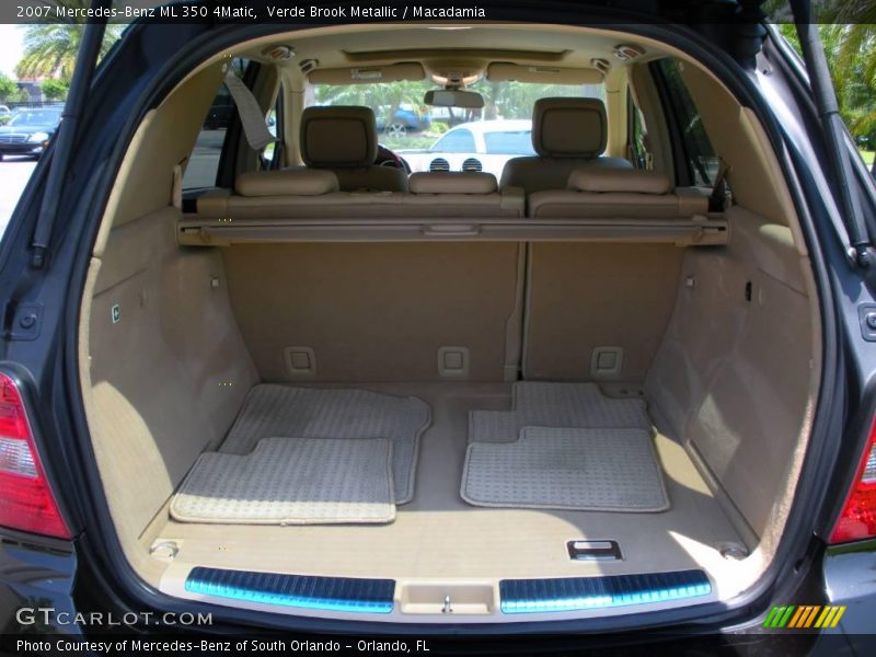 Verde Brook Metallic / Macadamia 2007 Mercedes-Benz ML 350 4Matic