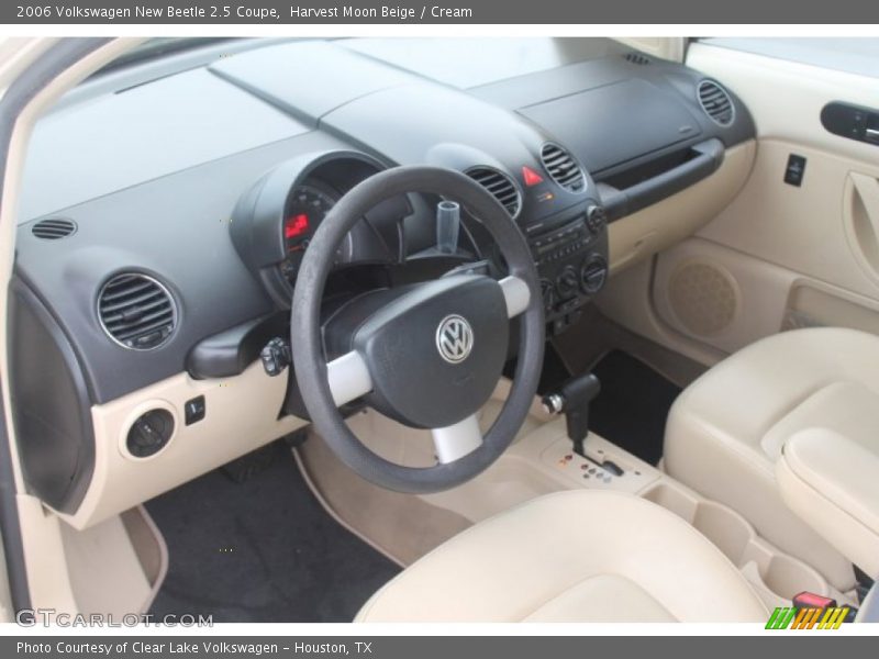 Cream Interior - 2006 New Beetle 2.5 Coupe 