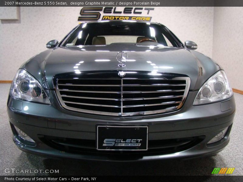 designo Graphite Metallic / designo Porcelain Beige 2007 Mercedes-Benz S 550 Sedan