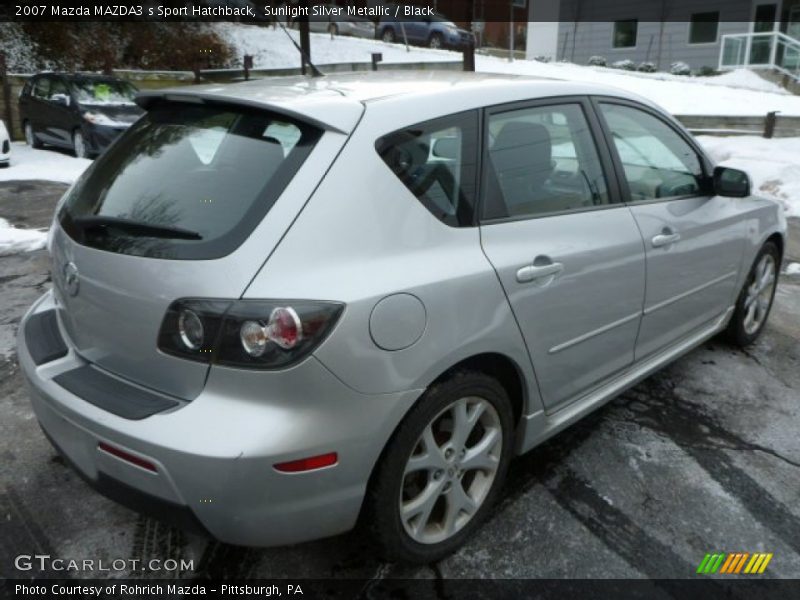 Sunlight Silver Metallic / Black 2007 Mazda MAZDA3 s Sport Hatchback