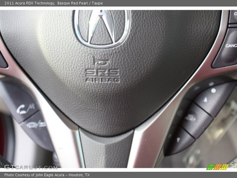 Basque Red Pearl / Taupe 2011 Acura RDX Technology