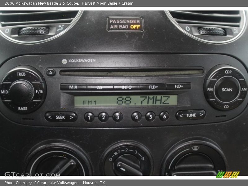 Audio System of 2006 New Beetle 2.5 Coupe
