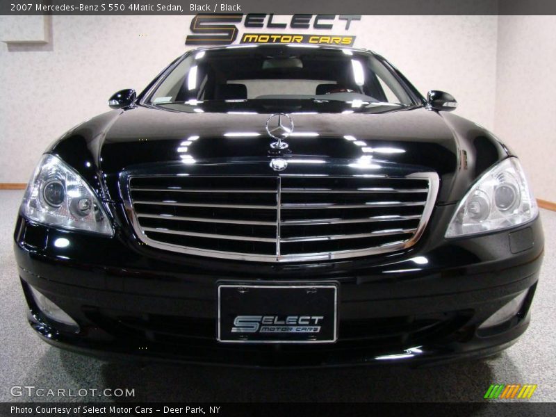Black / Black 2007 Mercedes-Benz S 550 4Matic Sedan