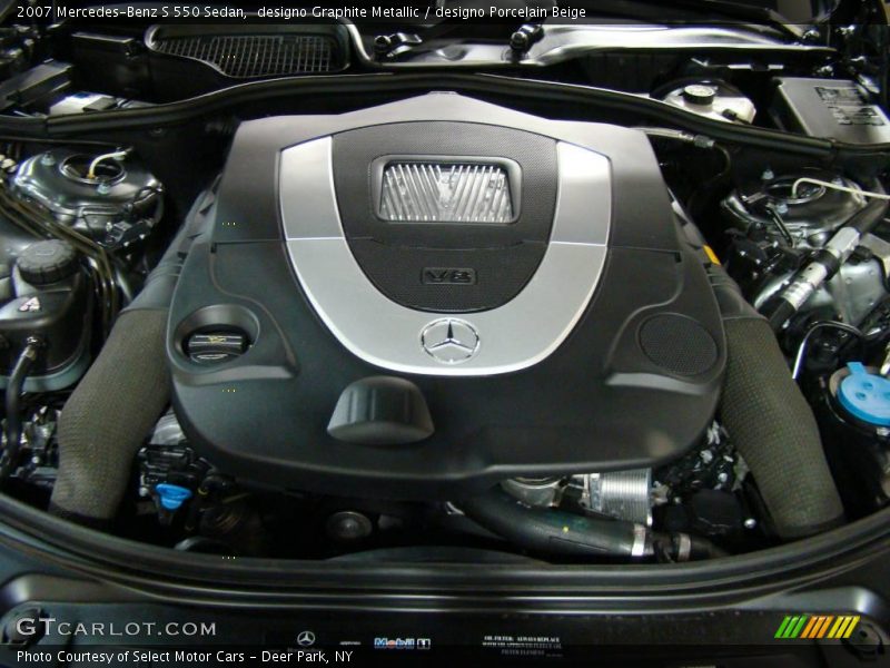 designo Graphite Metallic / designo Porcelain Beige 2007 Mercedes-Benz S 550 Sedan